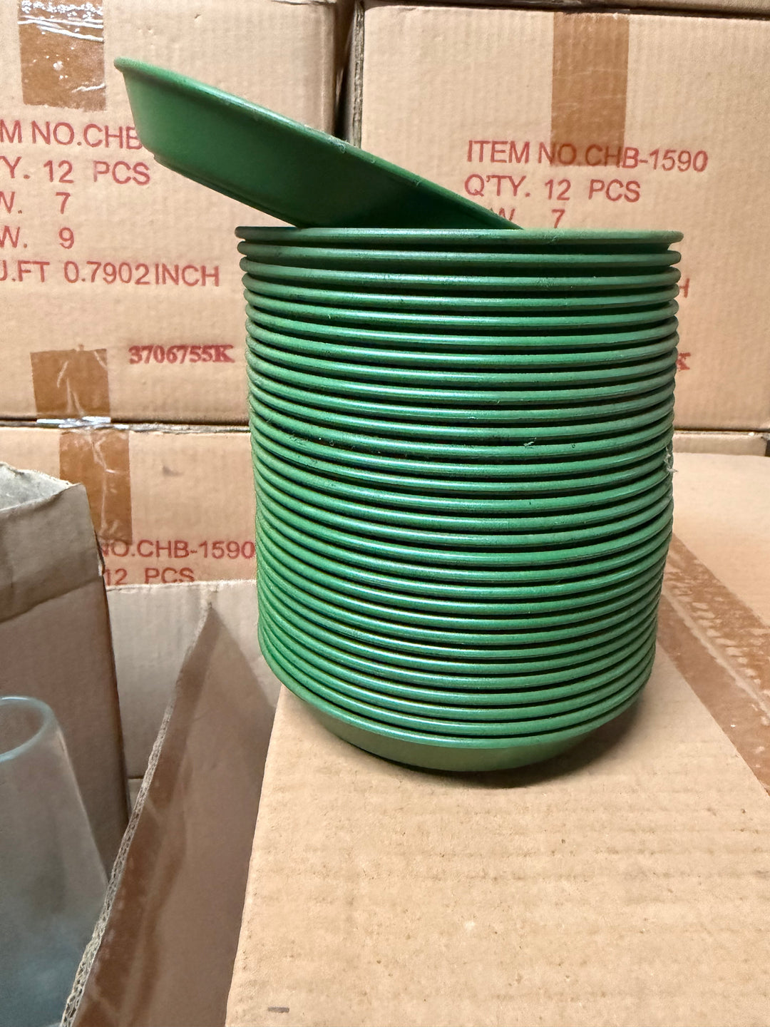 MISC GREEN SAUCER (31 PCS)