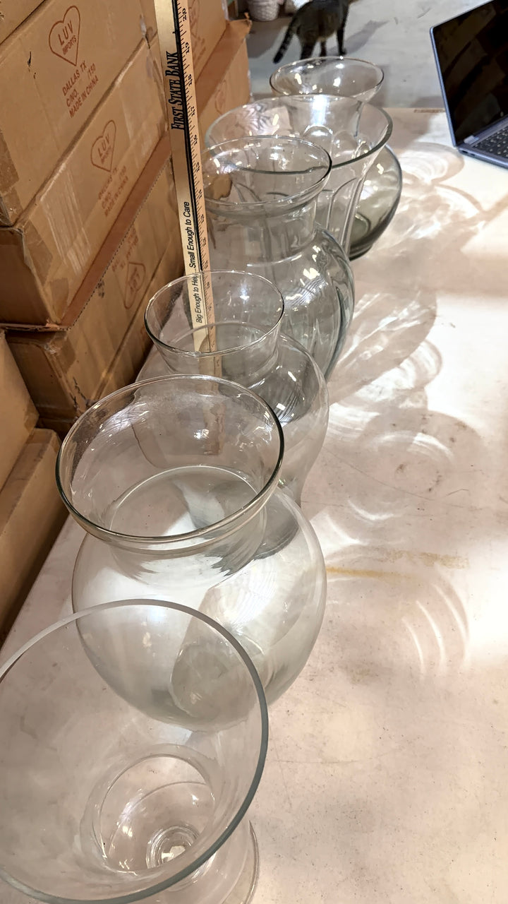 MISC GLASS ASSORTMENT #1 (6 PCS)