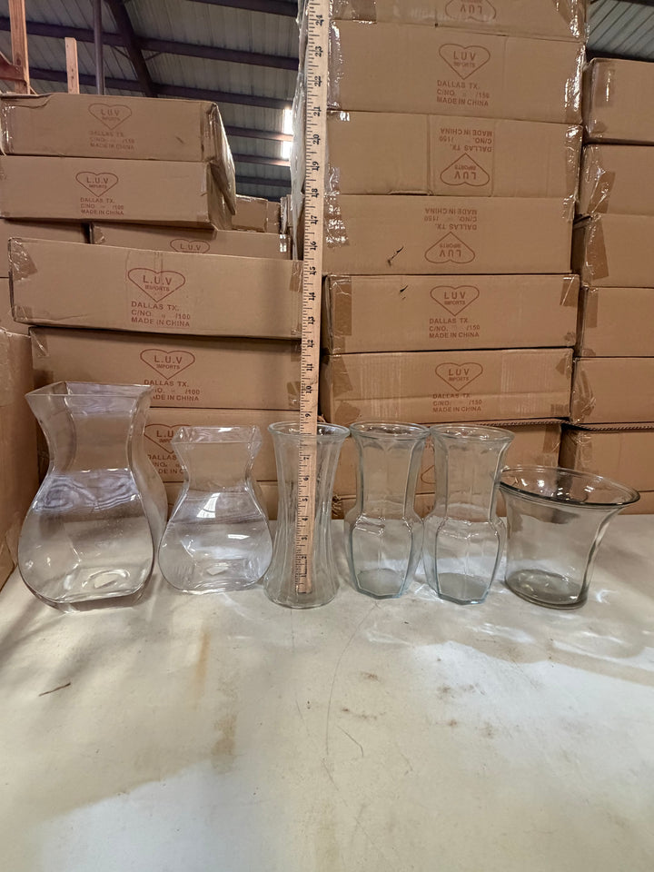 MISC GLASS ASSORTMENT #3 (6 PCS)