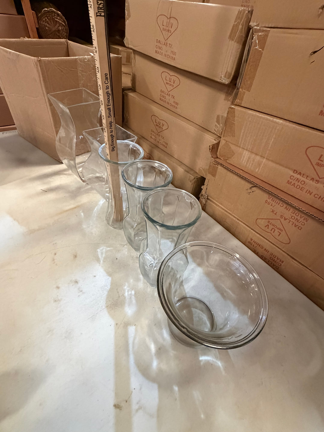 MISC GLASS ASSORTMENT #3 (6 PCS)